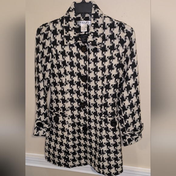 Houndstooth Peacoat - Picture 4 of 9